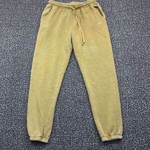 Billabong Mens Mustard Yellow‎ Fleece Jogger Sweatpants Size Medium